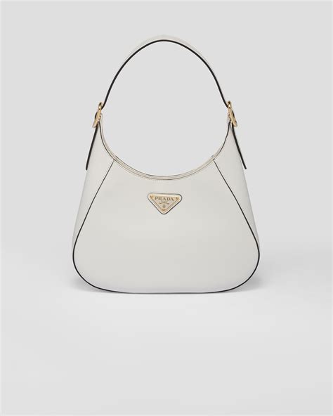 prada white embroidered bag|vintage white prada bag.